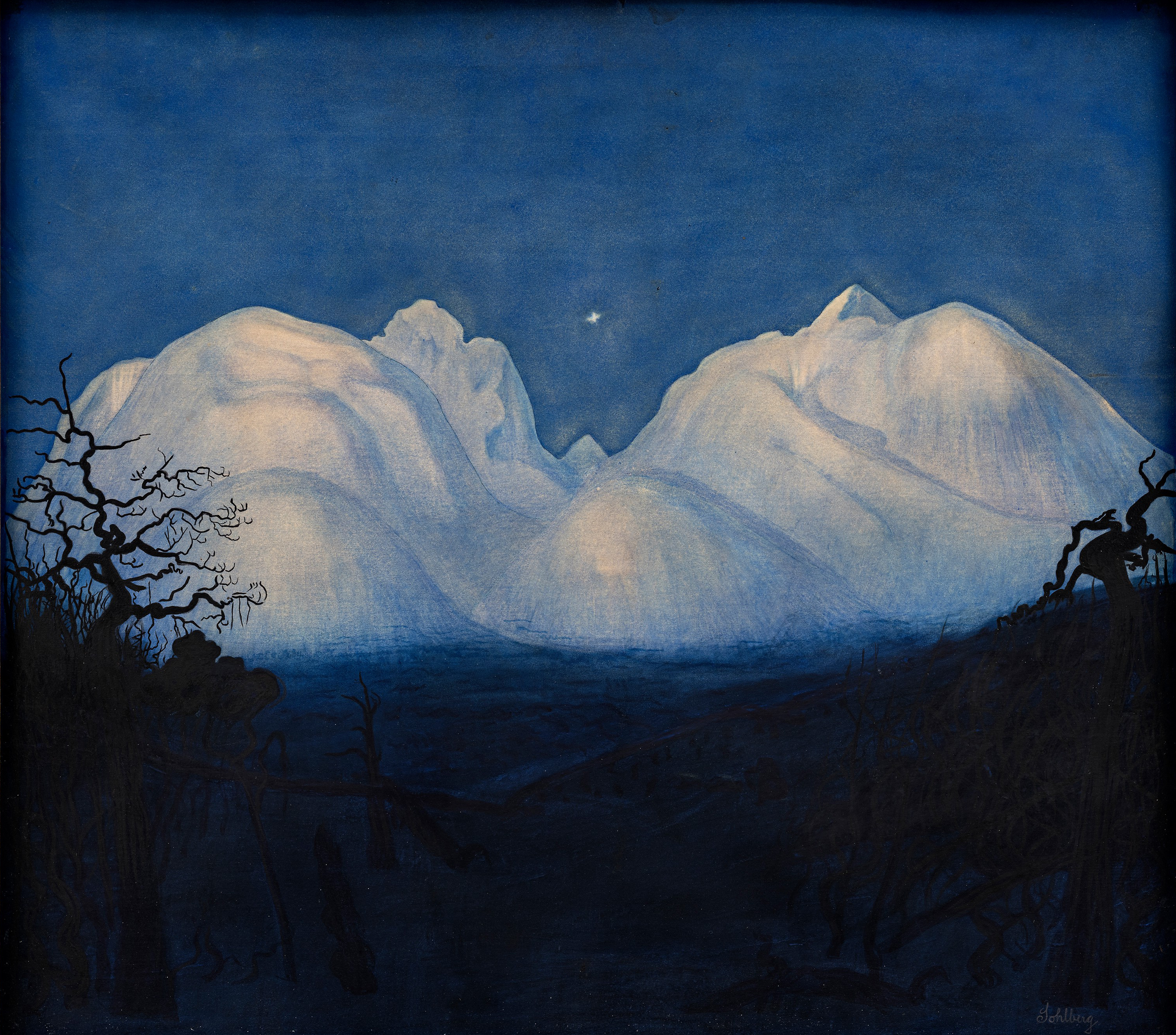 The National Painting of Norway: Harald Sohlberg's Watercolour of